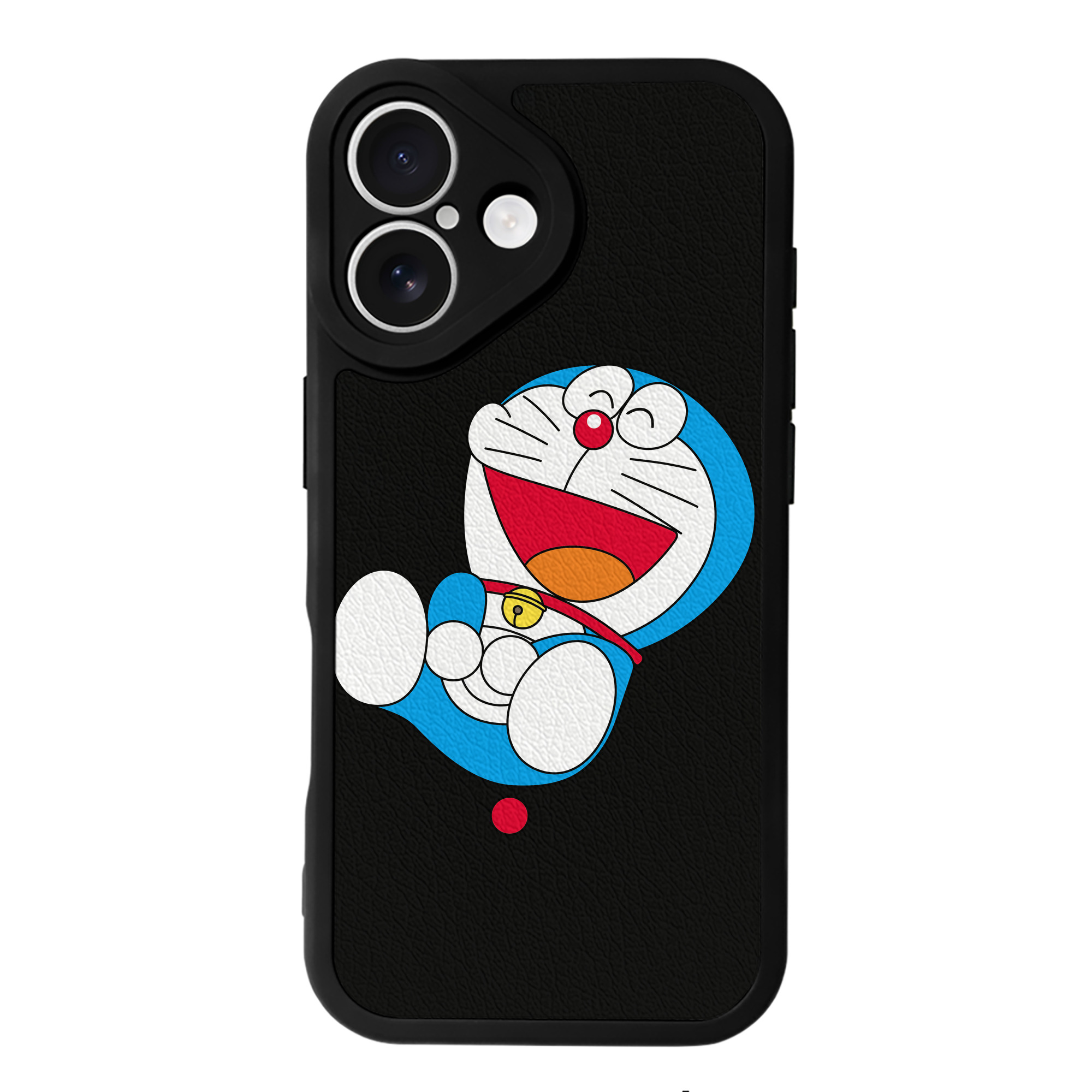 （画像用） ドラえもん Doraemon 【iPhone 16シリーズ対応】シリコンスマホケース（レザー調） 材質：シリコン